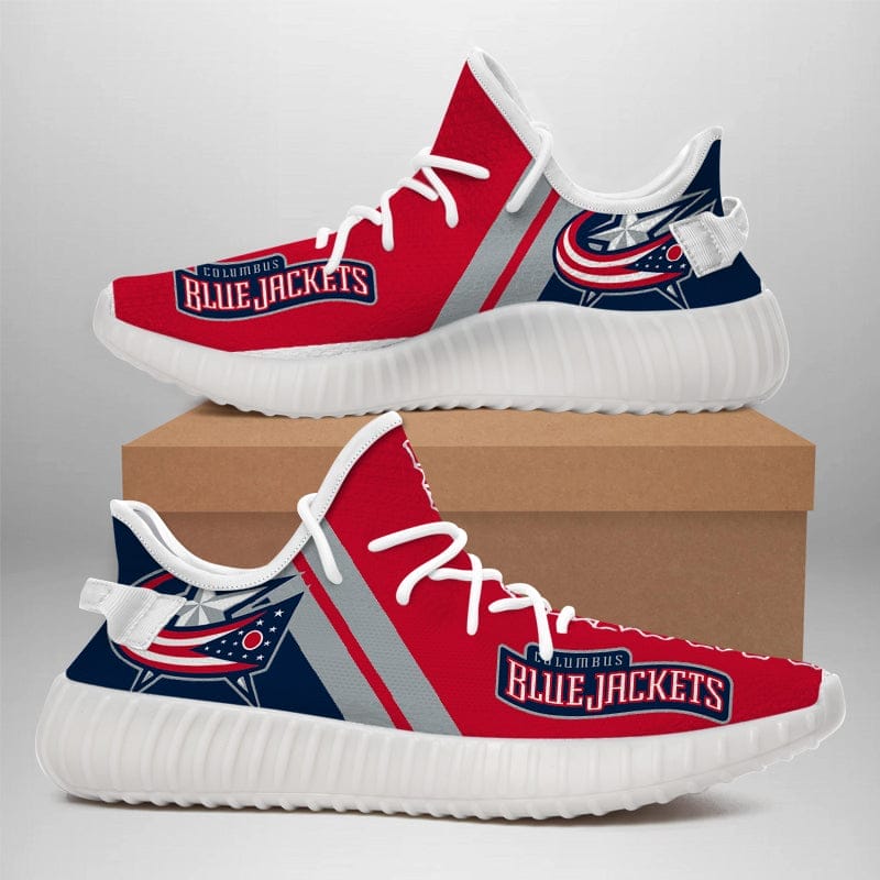 Columbus Blue Jackets 350v Yeezy Sneakers For Men Women Fans