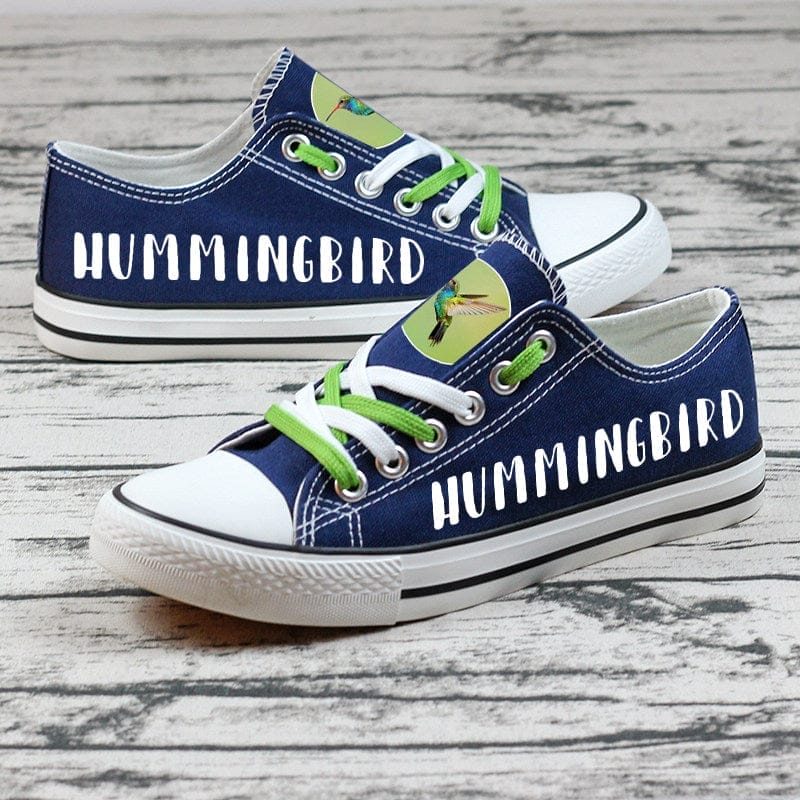Hummingbird Canvas Sneakers Shoes For Men Women Fans - Image 4
