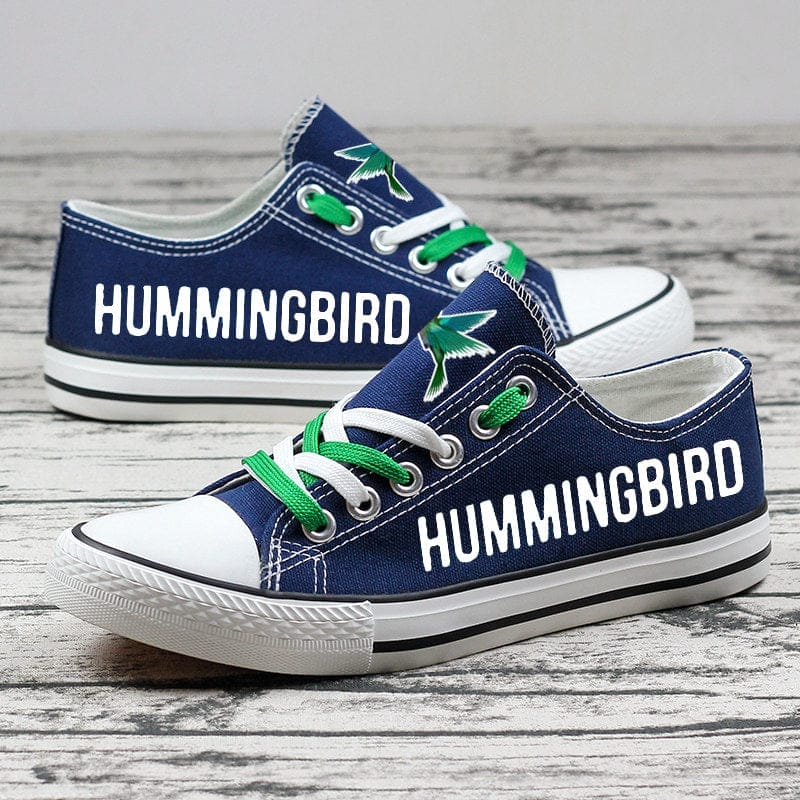 Hummingbird Canvas Sneakers Shoes For Men Women Fans - Image 2