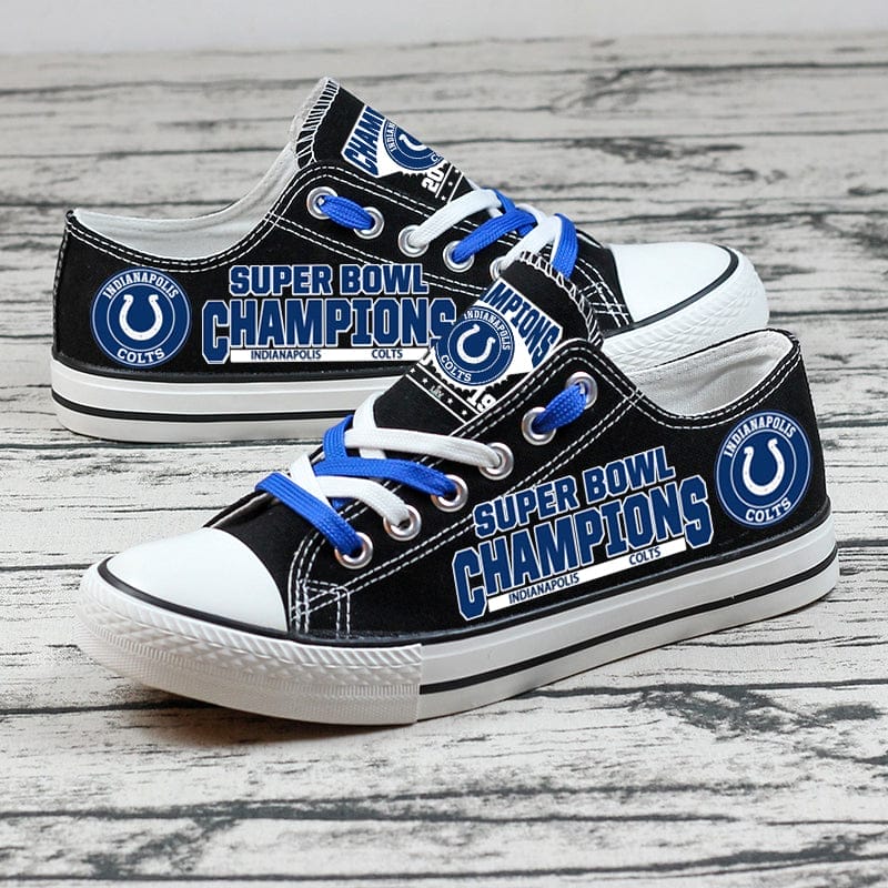 Indianapolis Colts Sport Sneakers Shoes For Men Women Fans - Image 5
