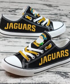 Jacksonville Jaguars Low Top Canvas Sport Sneakers Shoes For Men Women Fans