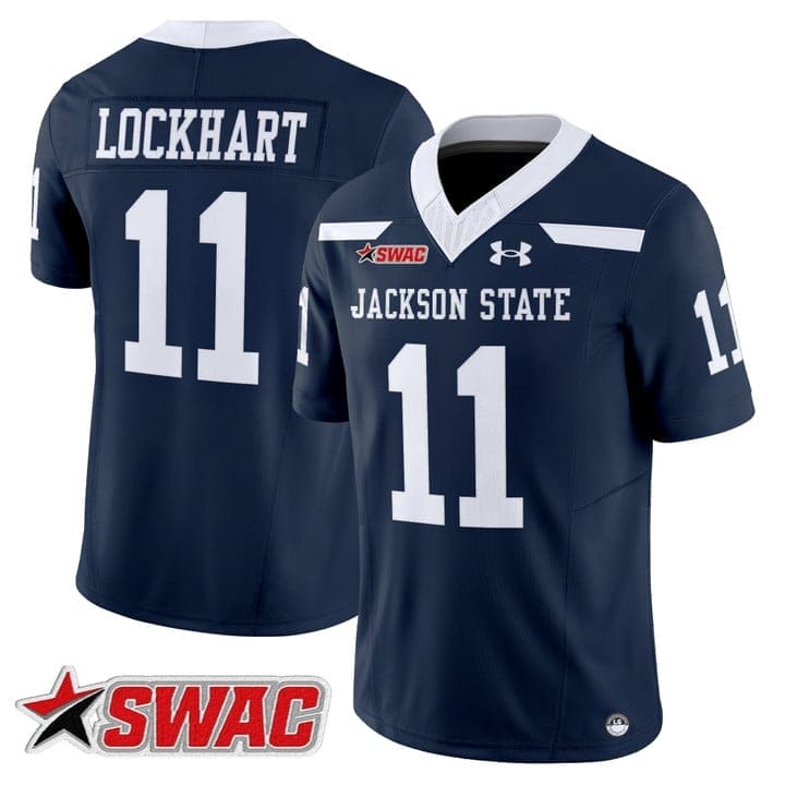 Jared Lockhart Jersey #11 Jackson State Tigers 2025 Limited Stitched - Image 4