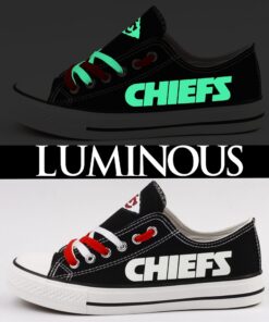 Alternative view of Kansas City Chiefs Low Top Canvas Sport Sneakers Shoes For Men Women Fans