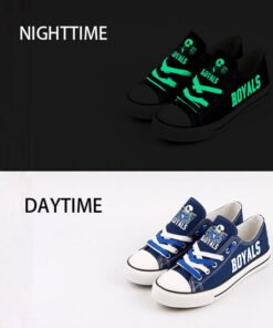 Kansas City Royals Limited Print Low Top Canvas Shoes Sport Sneakers For Men Women Fans