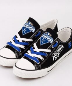Kansas City Royals Limited Print Low Top Canvas Shoes Sport Sneakers For Men Women Fans