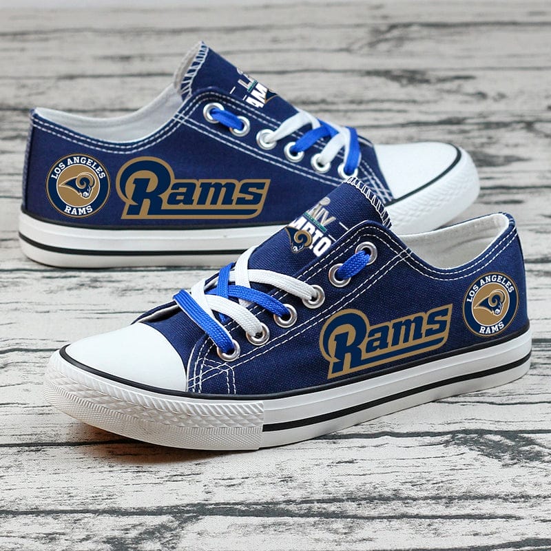 Los Angeles Chargers Low Top Canvas Sport Sneakers Shoes For Men Women Fans - Image 8