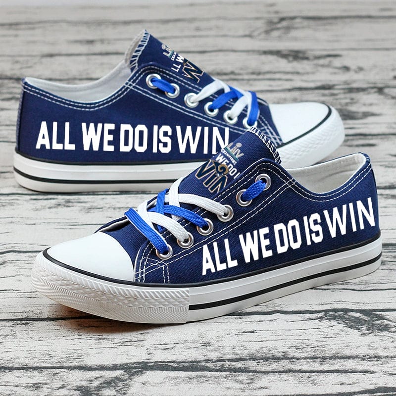 Los Angeles Chargers Low Top Canvas Sport Sneakers Shoes For Men Women Fans - Image 4