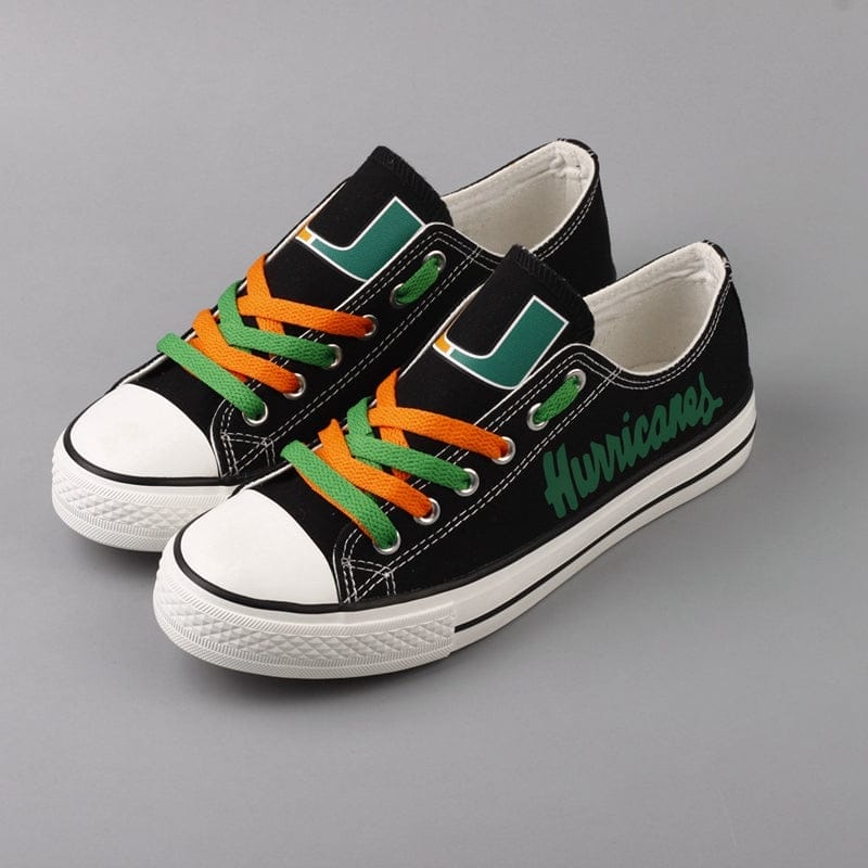 Miami Hurricanes Sport Sneakers Shoes For Men Women Fans - Image 3