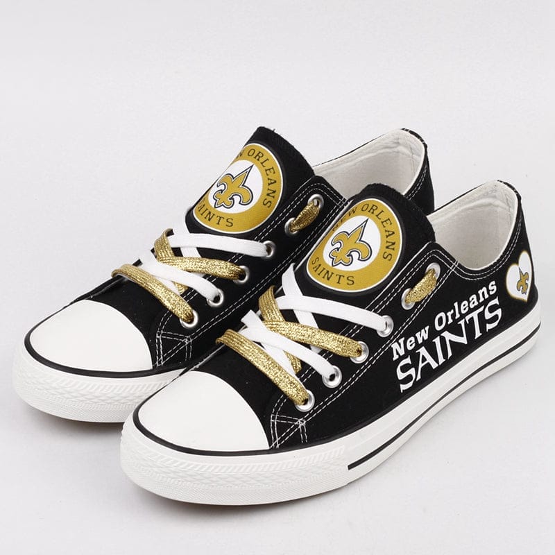 New Orleans Saints Low Top Canvas Sport Sneakers Shoes For Men Women Fans