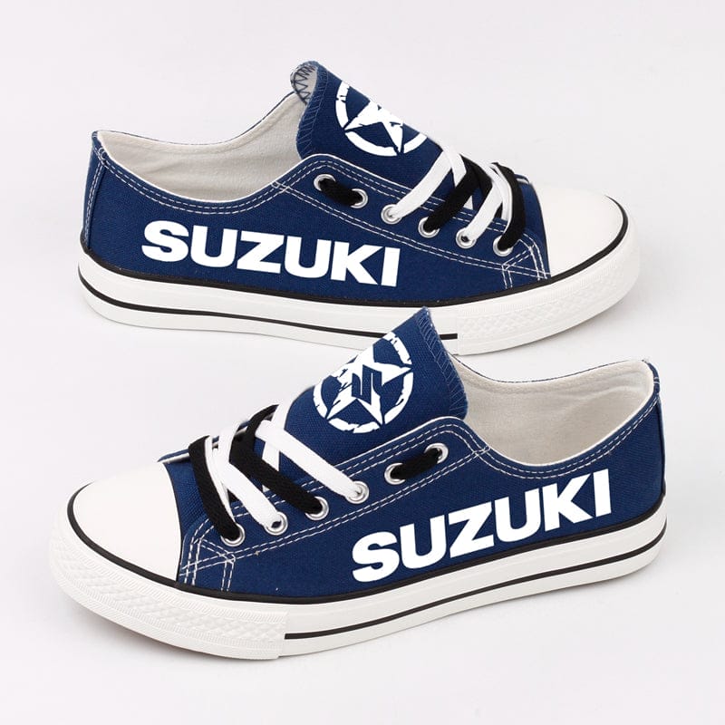 Suzuki Canvas Sneakers Shoes For Men Women Fans