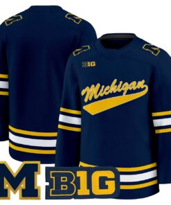 Alternative view of Team Jersey Michigan Wolverines 2025-26 Premium All Stitched