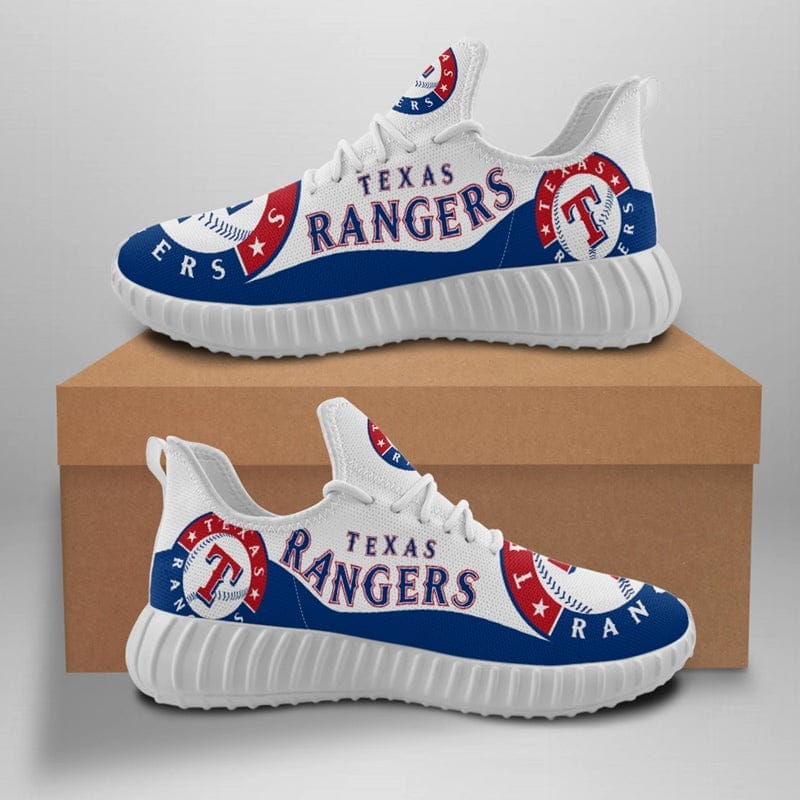 Texas Rangers V1 MLB Sneaker Shoes Hot Team For Men Women Fans - Image 4