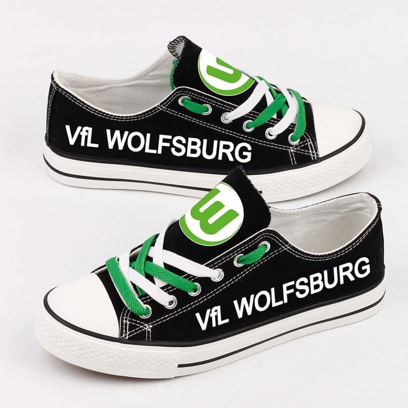 VfL Wolfsburg Low Top Canvas Sport Sneakers Shoes For Men Women Fans