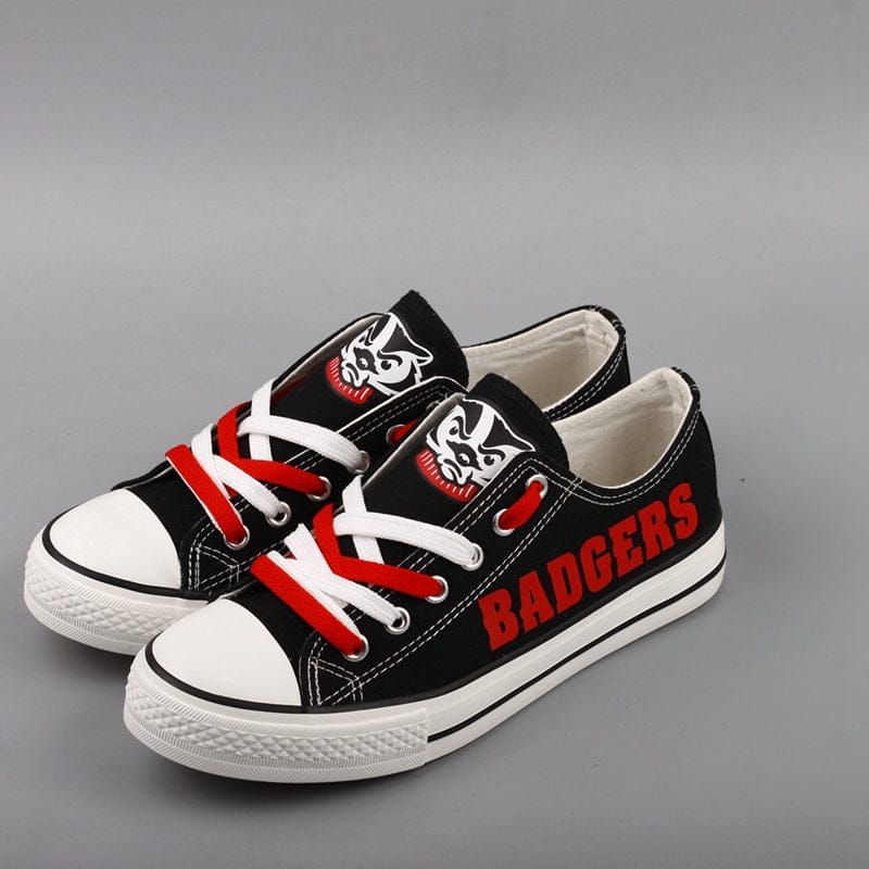 Wisconsin Badgers Sport Sneakers Shoes For Men Women Fans - Image 3