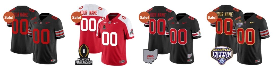 Custom Ohio State Buckeyes Jersey