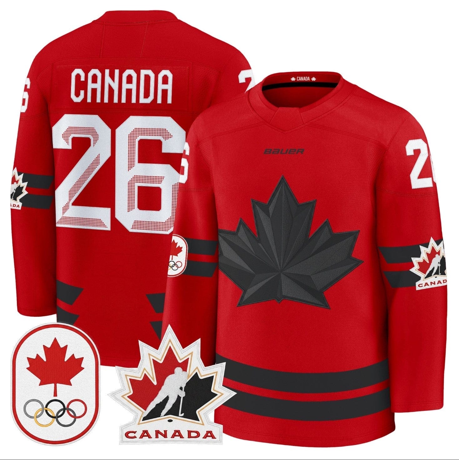 Canada Jersey #26 Canada Olympic Premium Hockey Stitched - Image 2