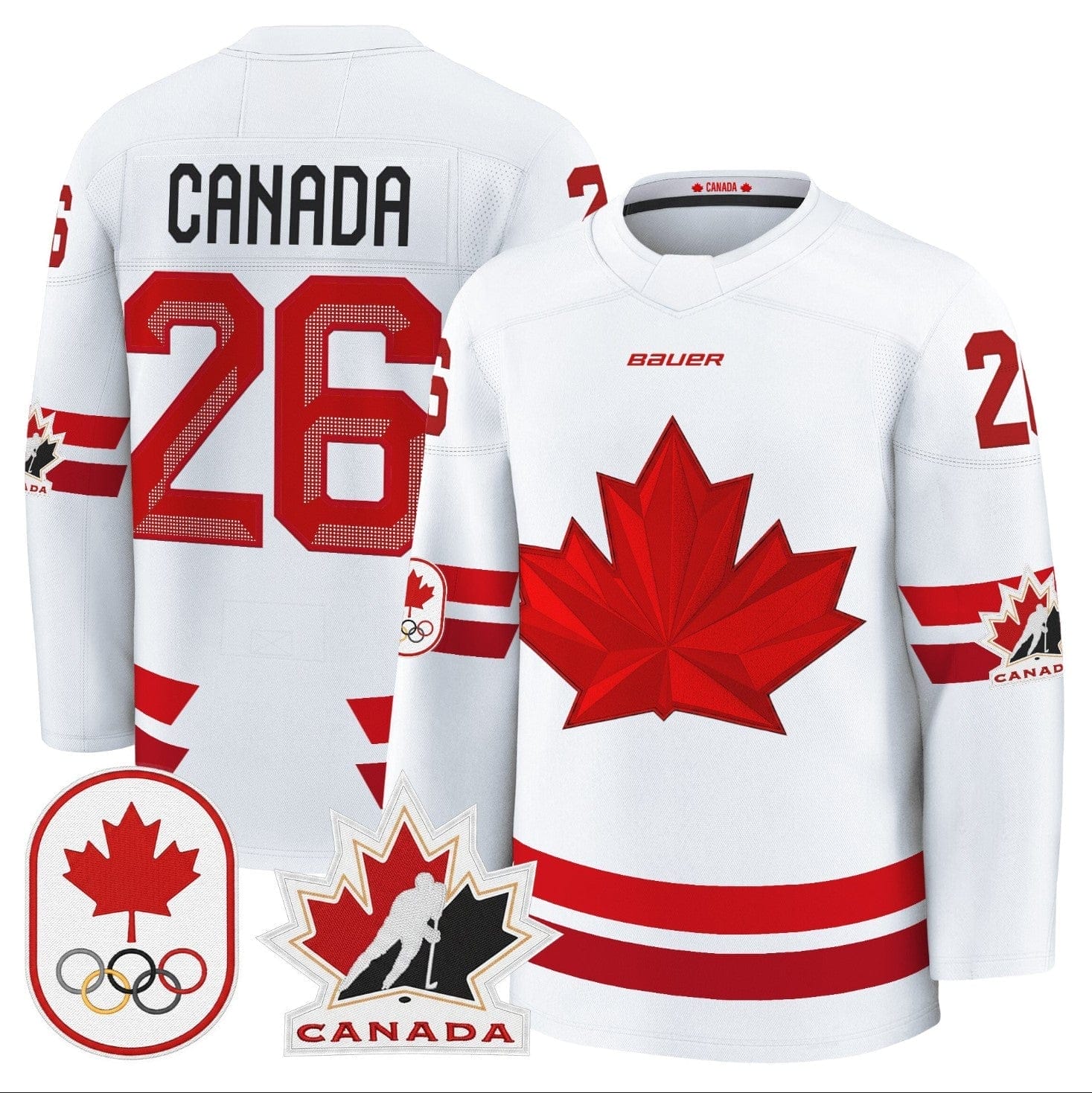 Canada Jersey #26 Canada Olympic Premium Hockey Stitched - Image 3