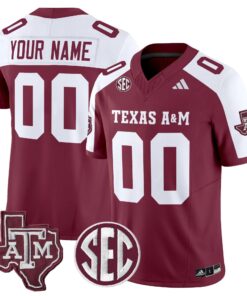 Aggies 2025 Vapor Limited Custom Jersey by Texas A&M Aggies