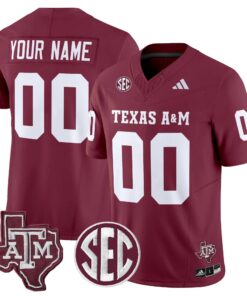 Aggies 2025 Vapor Limited Custom Jersey by Texas A&M Aggies