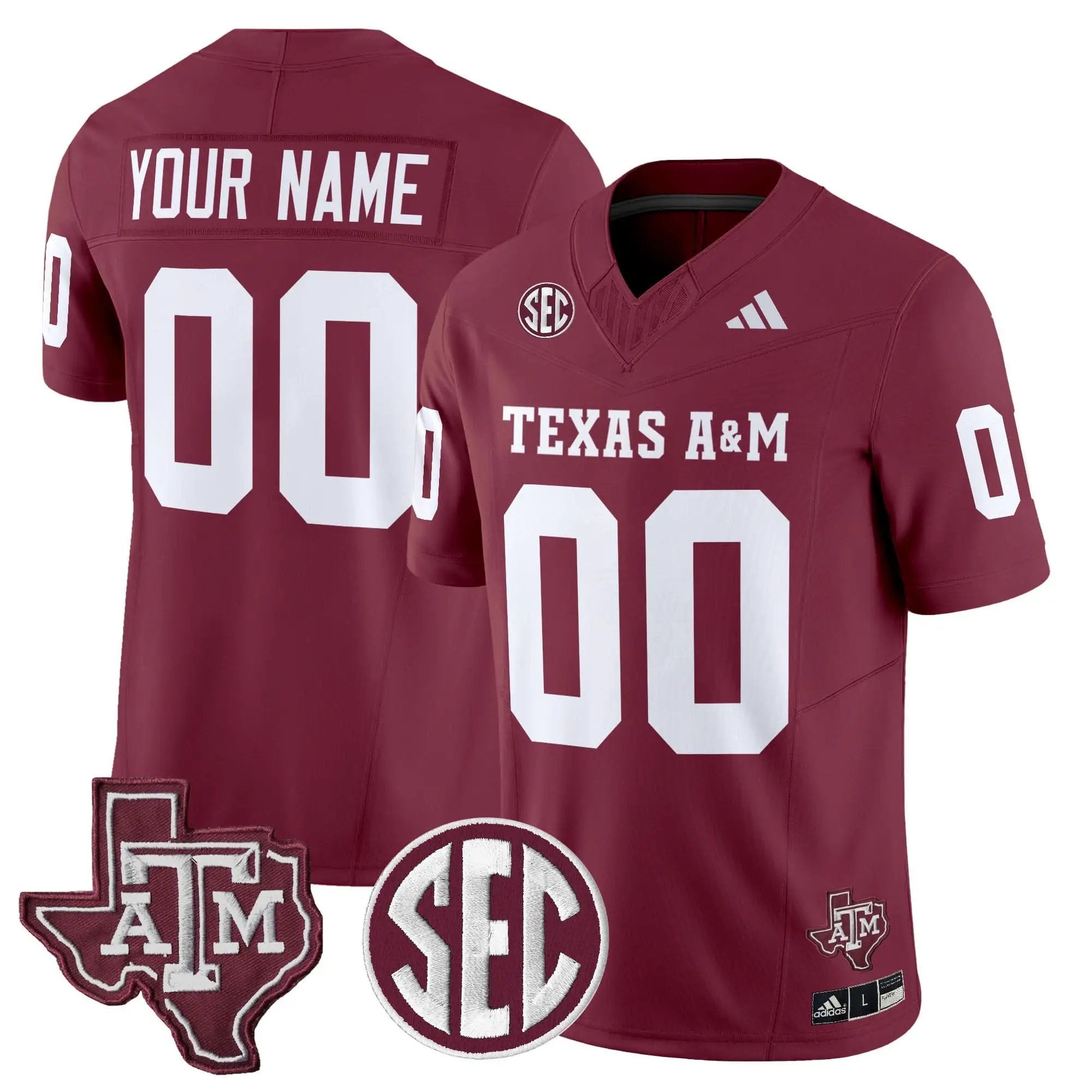 Aggies 2025 Vapor Limited Custom Jersey by Texas A&M Aggies