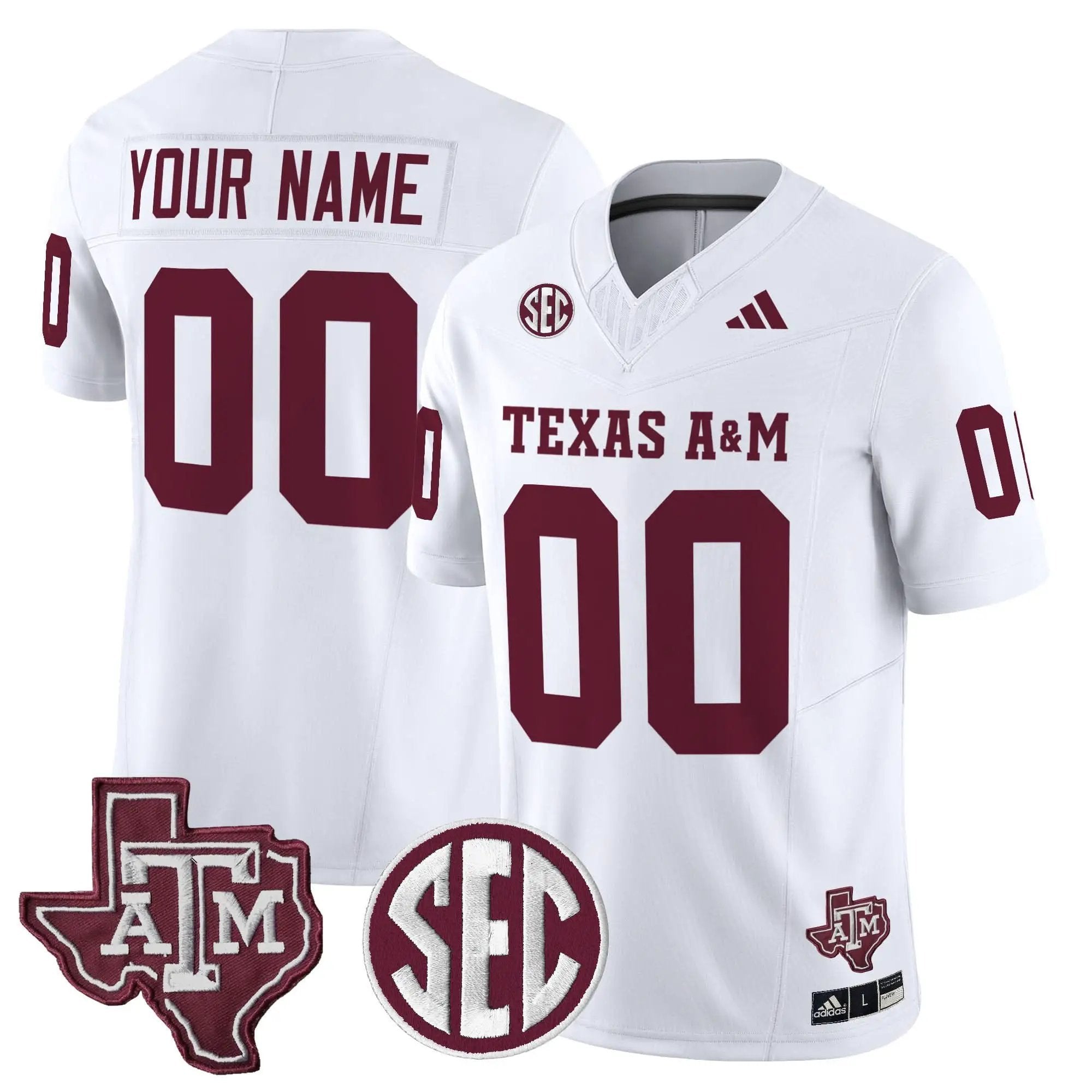 Aggies 2025 Vapor Limited Custom Jersey by Texas A&M Aggies