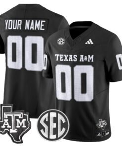 Aggies 2025 Vapor Limited Custom Jersey by Texas A&M Aggies