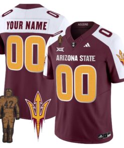 ASSD 2024 Pat Tillman Honoring Patch Vapor Limited Custom Jersey V2 by Arizona State Sun Devils