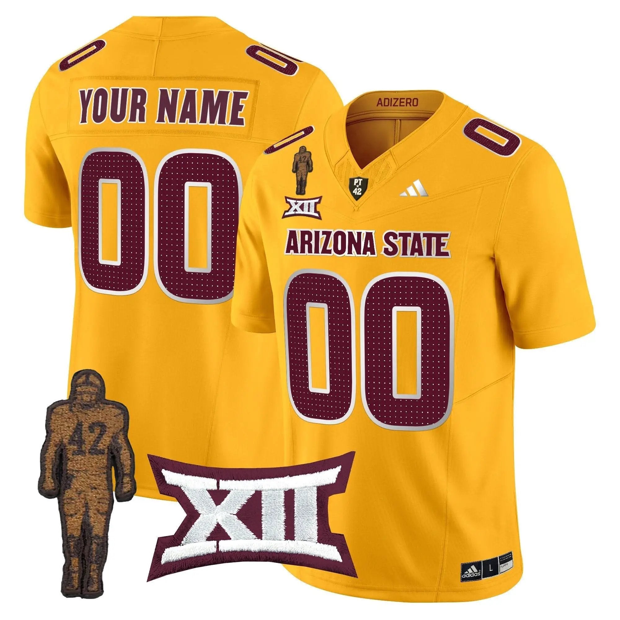 ASSD 2024 Pat Tillman Honoring Patch Vapor Limited Custom Jersey V2 by Arizona State Sun Devils