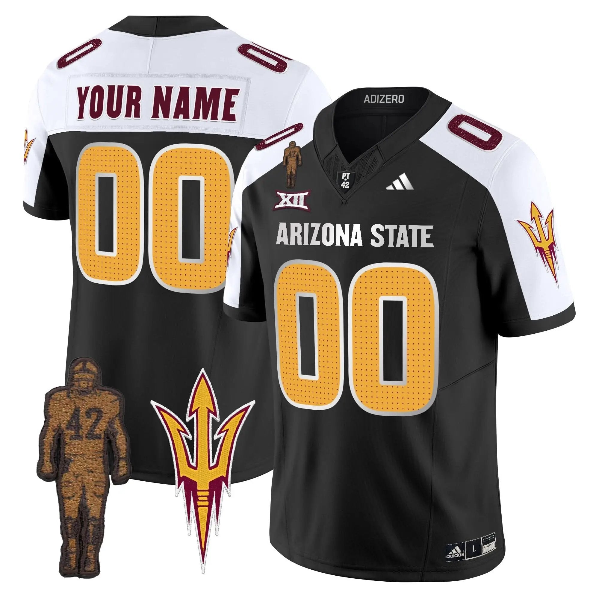 ASSD 2024 Pat Tillman Honoring Patch Vapor Limited Custom Jersey V2 by Arizona State Sun Devils