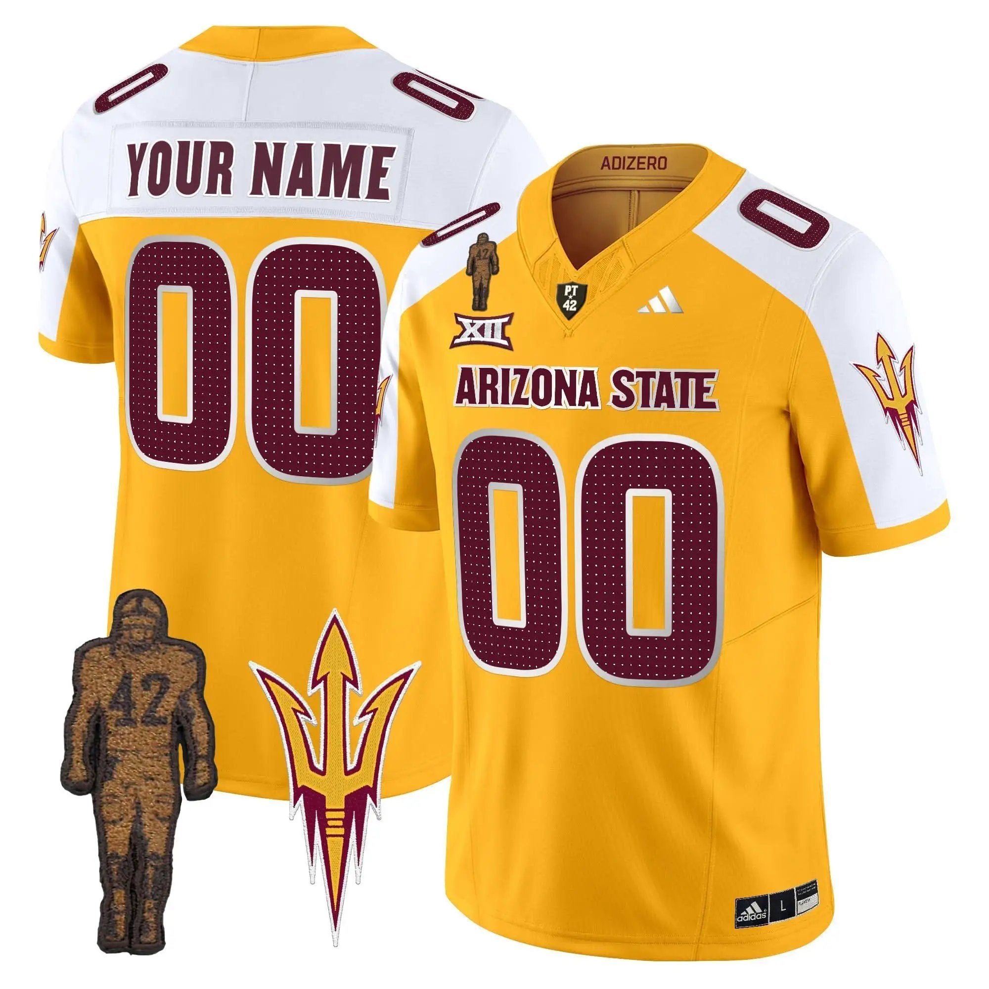 ASSD 2024 Pat Tillman Honoring Patch Vapor Limited Custom Jersey V2 by Arizona State Sun Devils