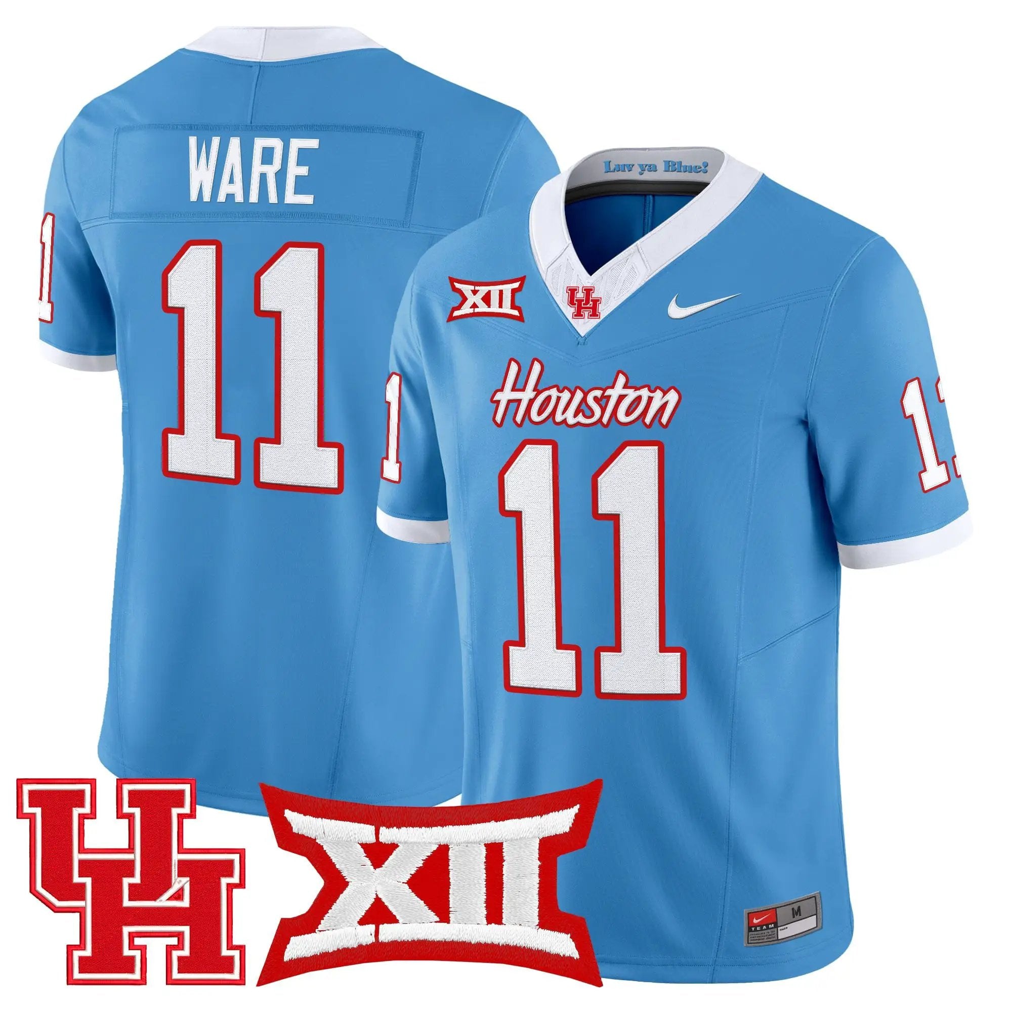 Houston Cougars 2026 Vapor Limited Jersey - Stitched by Digigearus
