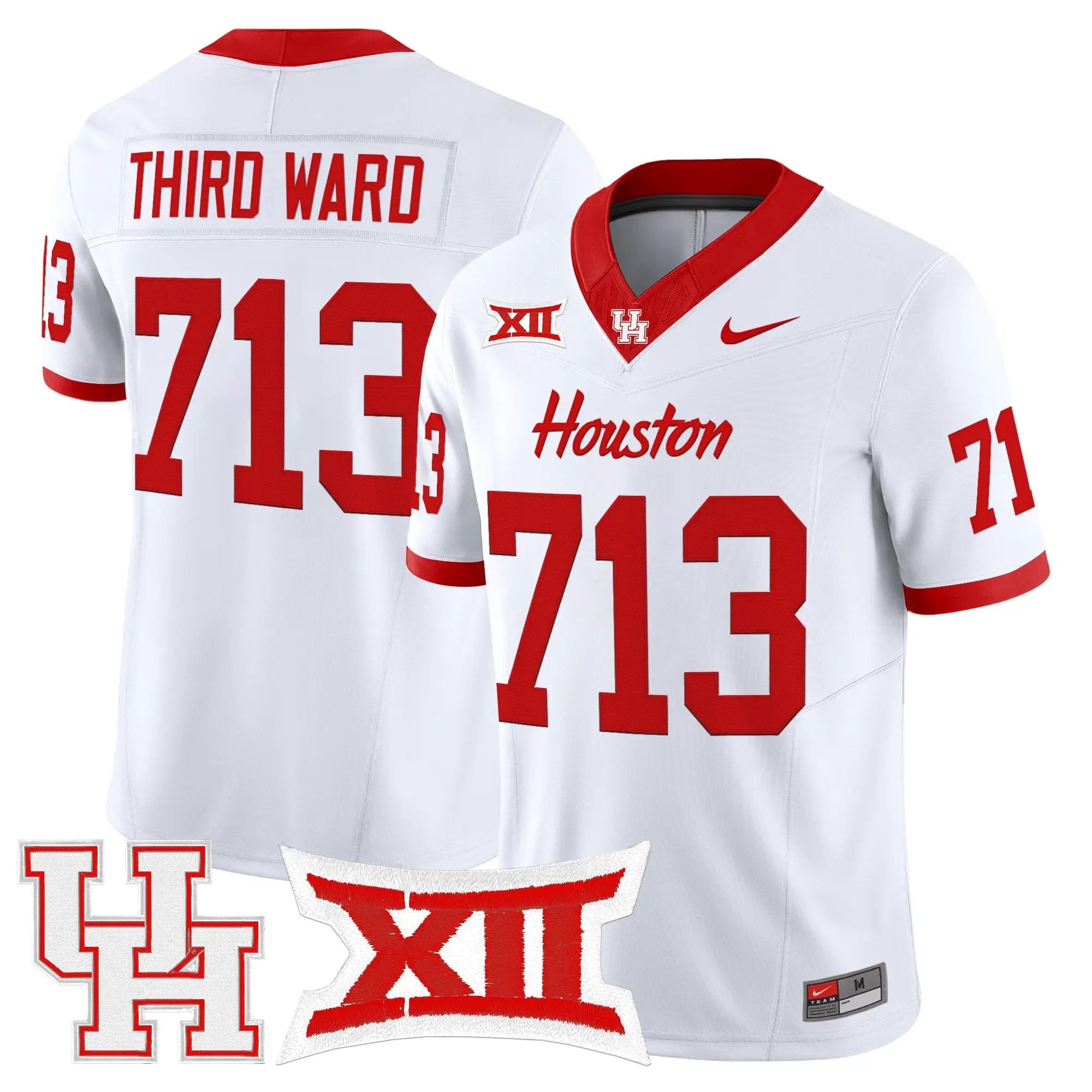 Houston Cougars 2026 Vapor Limited Jersey - Stitched by Digigearus