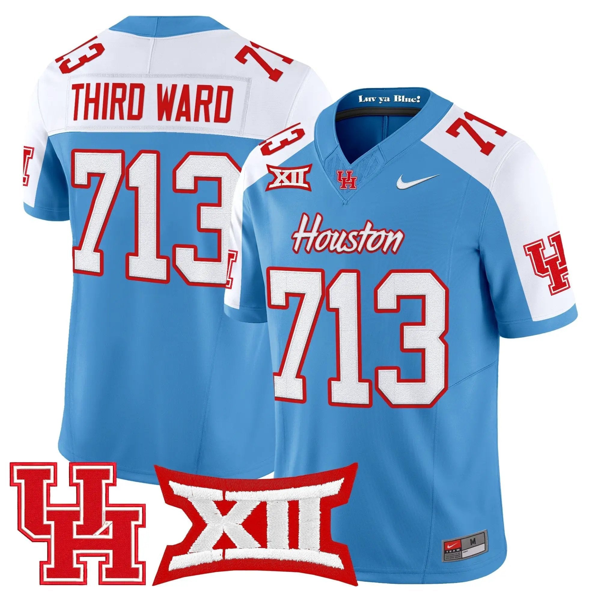 Houston Cougars 2026 Vapor Limited Jersey - Stitched by Digigearus