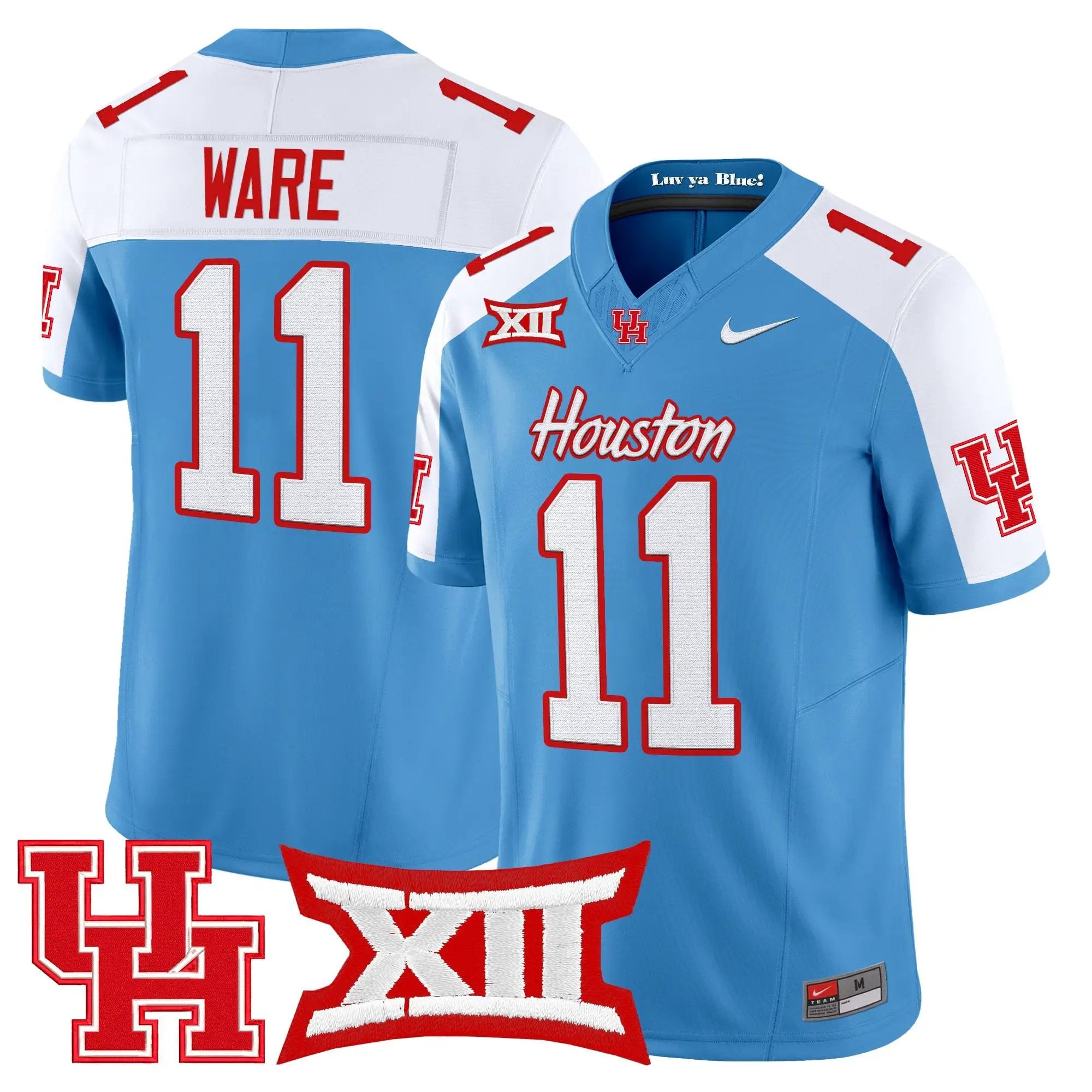Houston Cougars 2026 Vapor Limited Jersey - Stitched by Digigearus