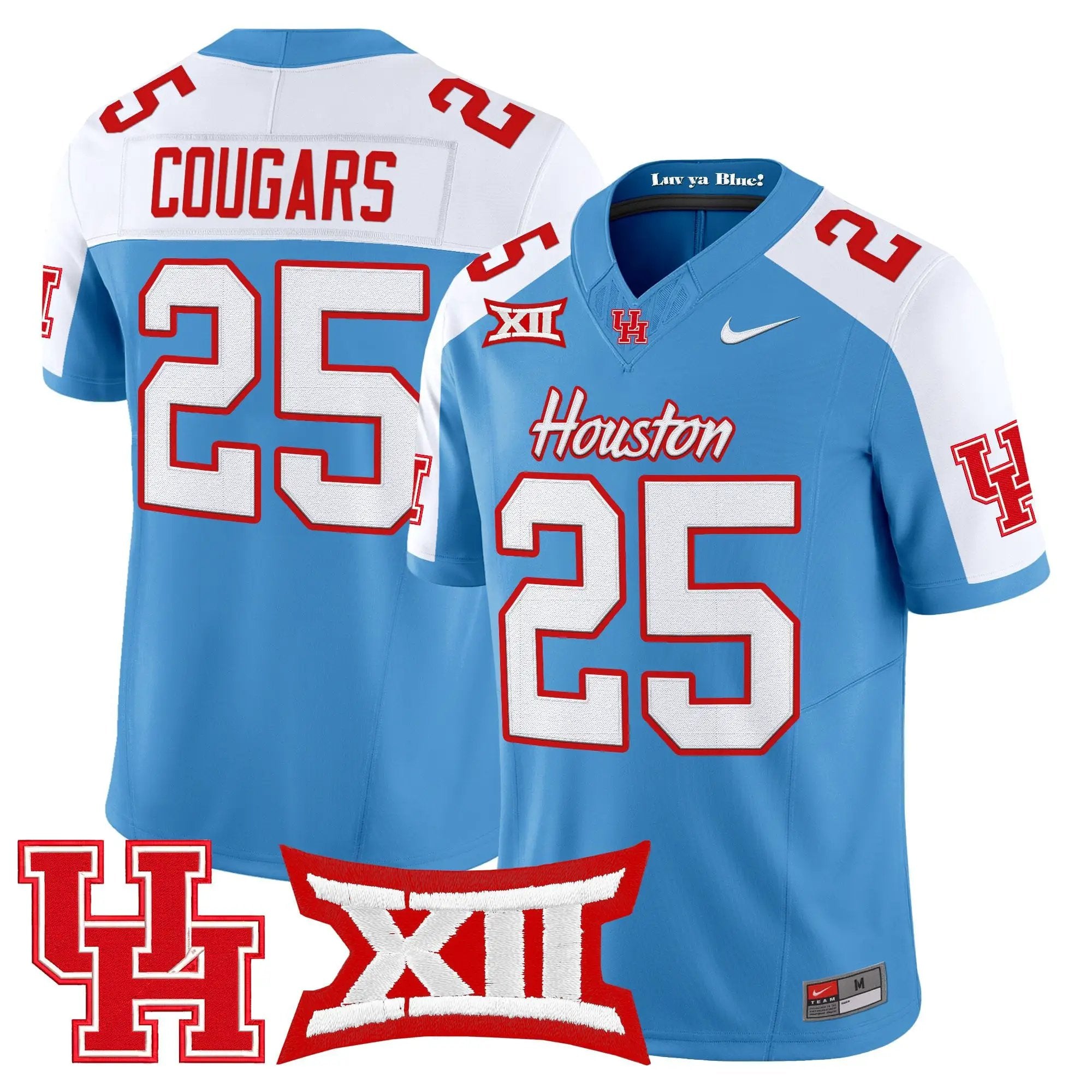 Houston Cougars 2026 Vapor Limited Jersey - Stitched by Digigearus