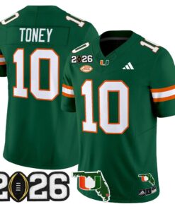 Miami Hurricanes 2026 CFP Final & Florida Patch Vapor Limited Jersey - All Stitched by Digigearus