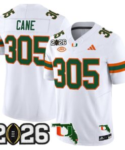 Miami Hurricanes 2026 CFP Final & Florida Patch Vapor Limited Jersey - All Stitched by Digigearus