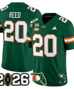 Miami Hurricanes 2026 CFP Final & Florida Patch Vapor Limited Jersey - All Stitched by Digigearus
