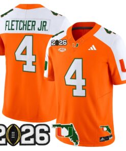 Miami Hurricanes 2026 CFP Final & Florida Patch Vapor Limited Jersey - All Stitched by Digigearus
