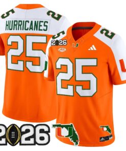 Miami Hurricanes 2026 CFP Final & Florida Patch Vapor Limited Jersey - All Stitched by Digigearus