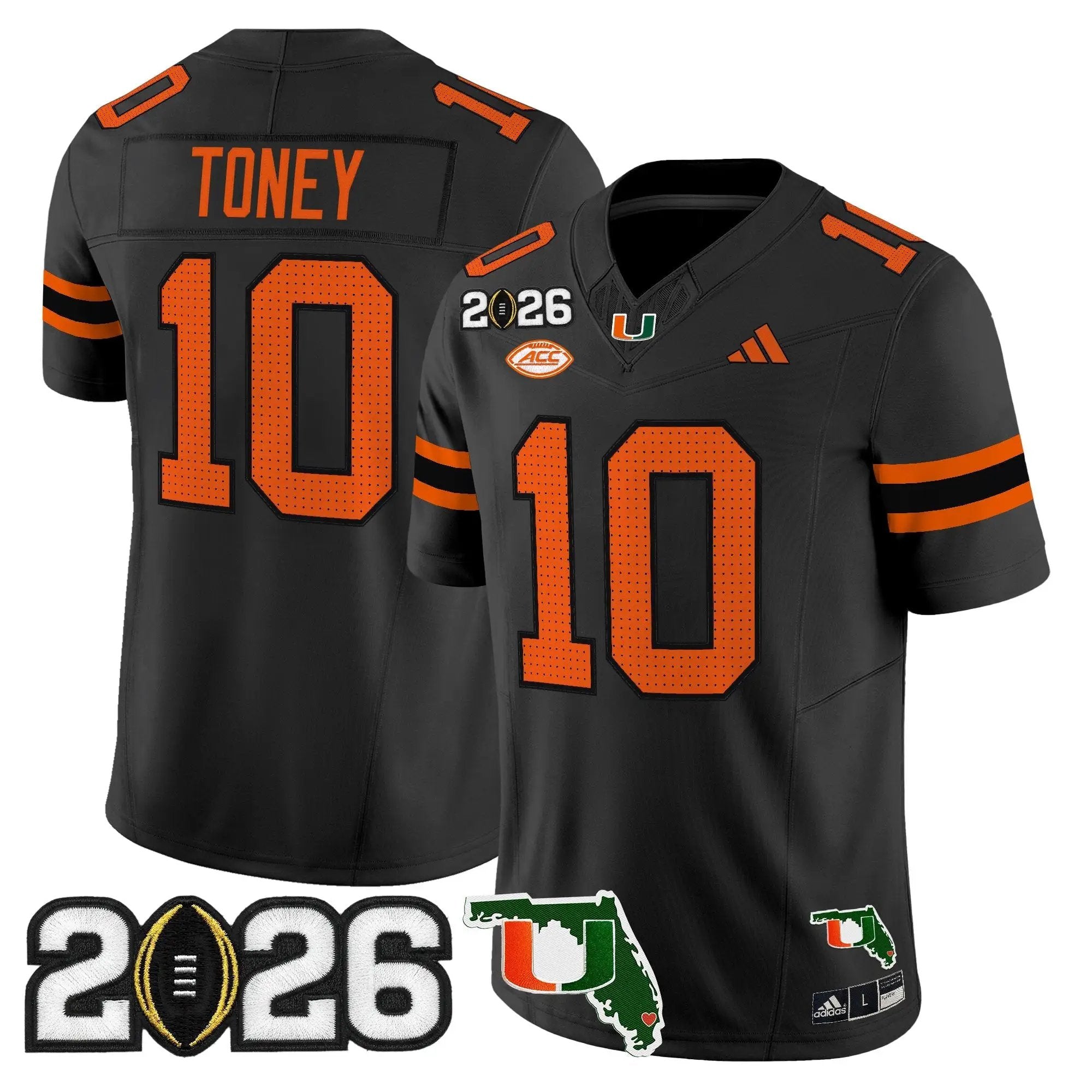 Miami Hurricanes 2026 CFP Final & Florida Patch Vapor Limited Jersey - All Stitched by Digigearus