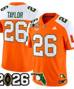 Miami Hurricanes 2026 CFP Final & Florida Patch Vapor Limited Jersey - All Stitched by Digigearus
