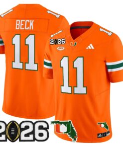 Miami Hurricanes 2026 CFP Final & Florida Patch Vapor Limited Jersey - All Stitched by Digigearus
