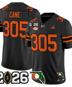 Miami Hurricanes 2026 CFP Final & Florida Patch Vapor Limited Jersey - All Stitched by Digigearus