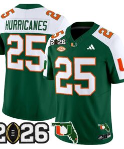 Miami Hurricanes 2026 CFP Final & Florida Patch Vapor Limited Jersey - All Stitched by Digigearus