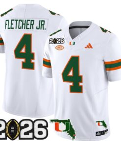Miami Hurricanes 2026 CFP Final & Florida Patch Vapor Limited Jersey - All Stitched by Digigearus