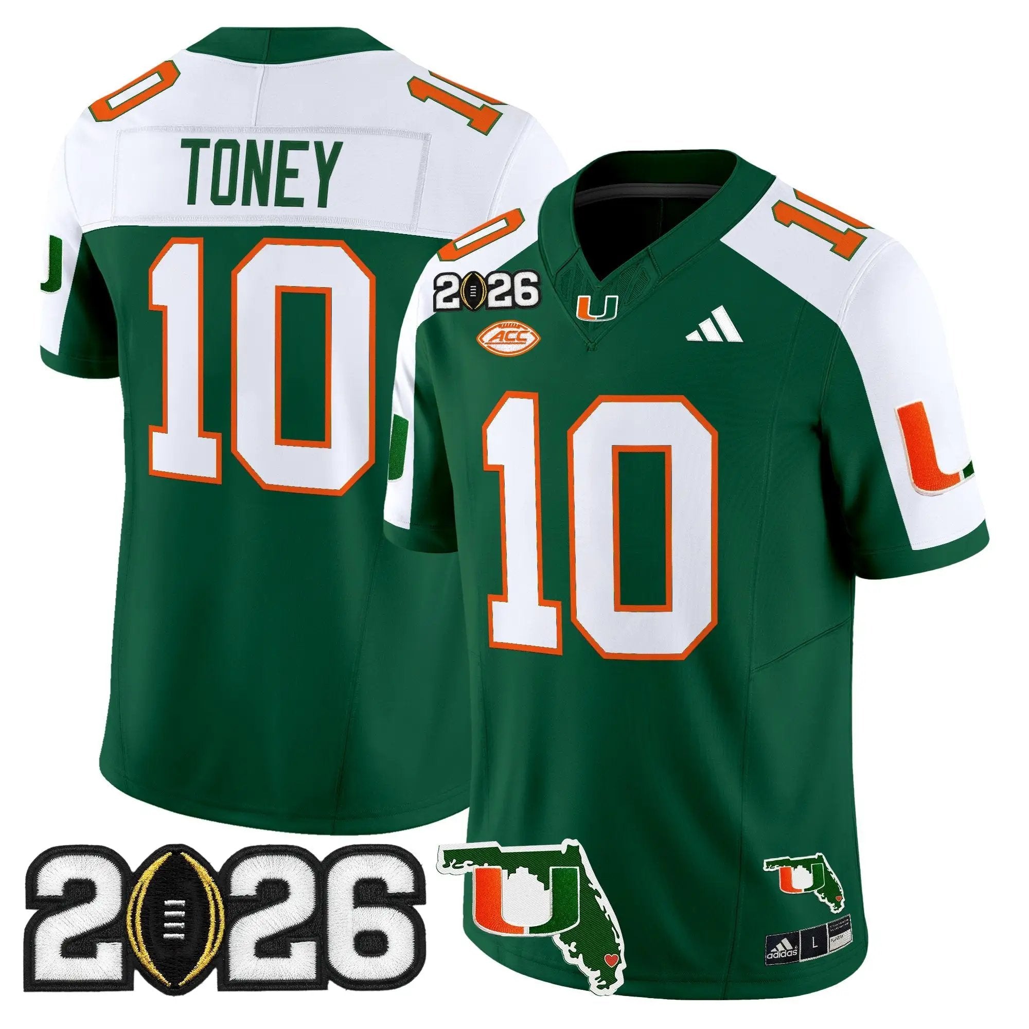 Miami Hurricanes 2026 CFP Final & Florida Patch Vapor Limited Jersey - All Stitched by Digigearus