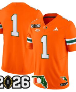 Miami Hurricanes 2026 CFP Final & Florida Patch Vapor Limited Jersey - All Stitched by Digigearus