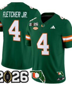 Miami Hurricanes 2026 CFP Final & Florida Patch Vapor Limited Jersey - All Stitched by Digigearus