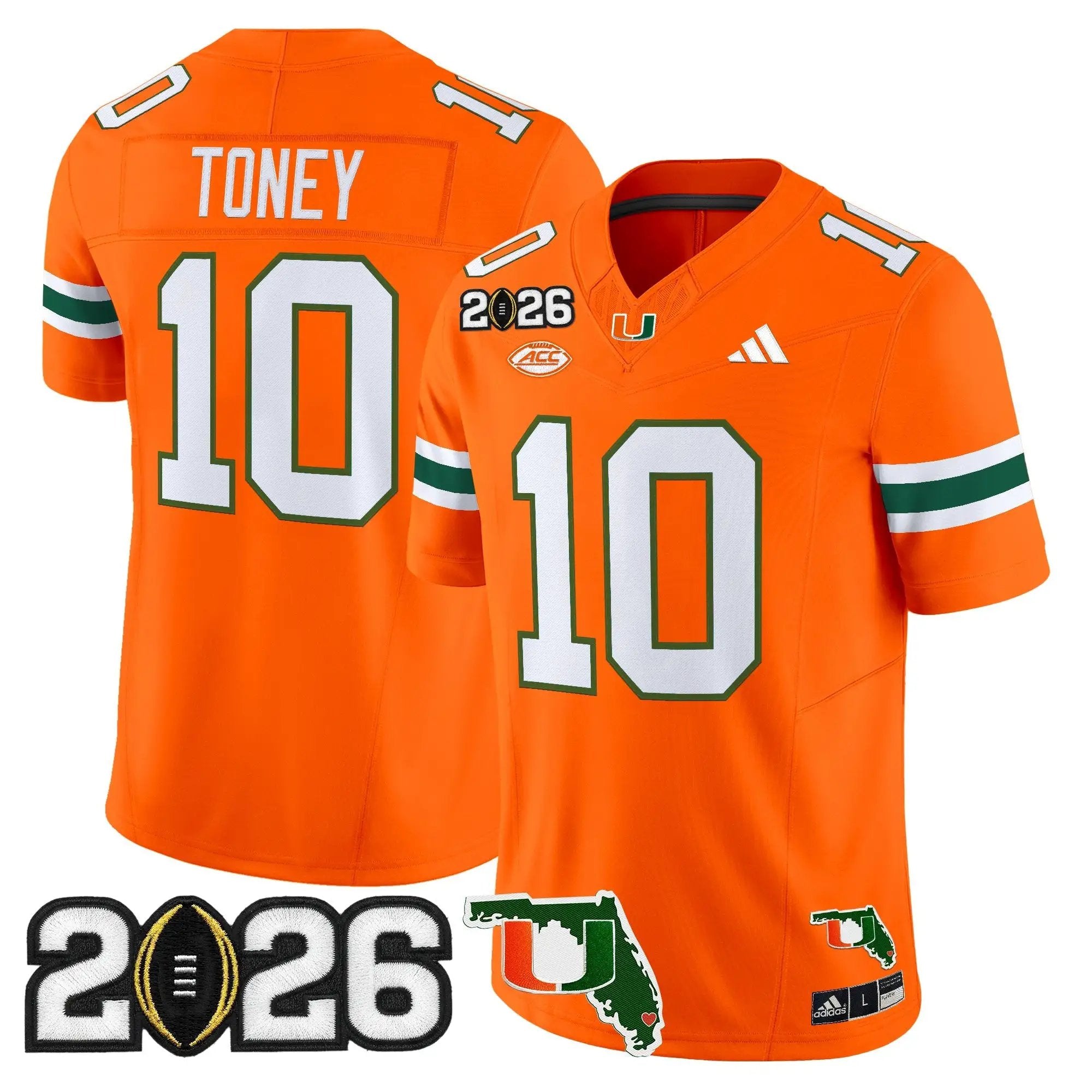 Miami Hurricanes 2026 CFP Final & Florida Patch Vapor Limited Jersey - All Stitched by Digigearus